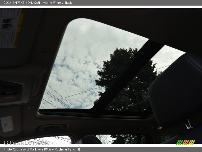 Alpine White / Black 2014 BMW X3 xDrive28i