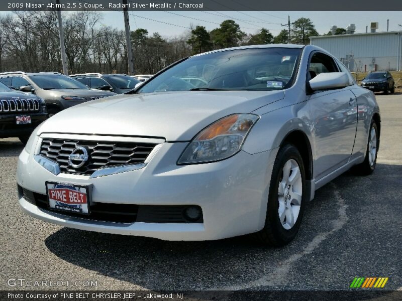 Radiant Silver Metallic / Charcoal 2009 Nissan Altima 2.5 S Coupe