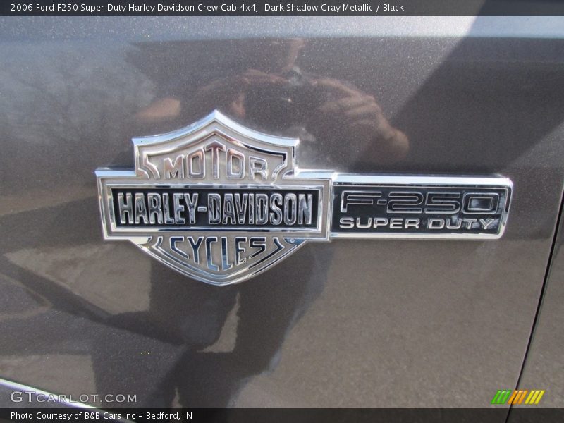 Dark Shadow Gray Metallic / Black 2006 Ford F250 Super Duty Harley Davidson Crew Cab 4x4
