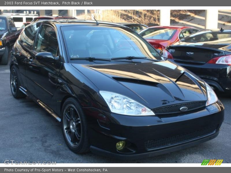 Pitch Black / Black 2003 Ford Focus SVT Hatchback