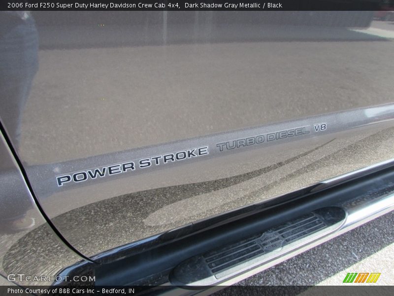 Dark Shadow Gray Metallic / Black 2006 Ford F250 Super Duty Harley Davidson Crew Cab 4x4