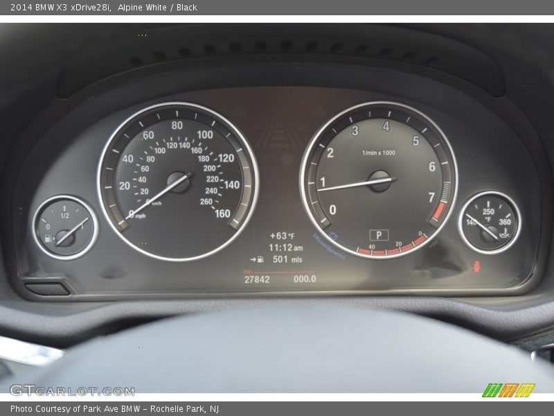 Alpine White / Black 2014 BMW X3 xDrive28i