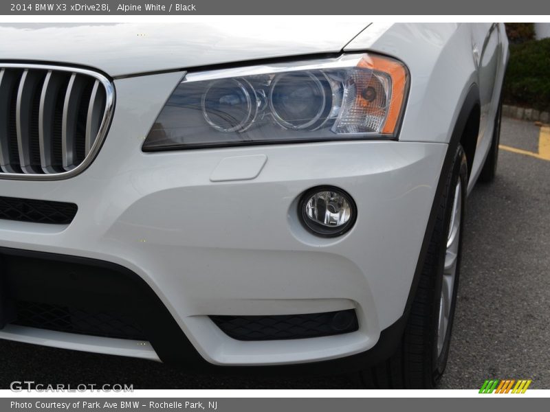 Alpine White / Black 2014 BMW X3 xDrive28i