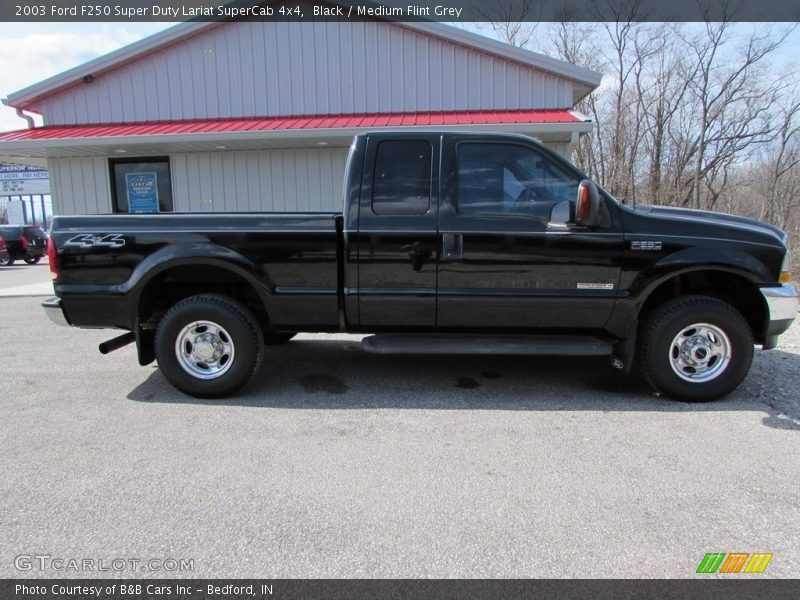 Black / Medium Flint Grey 2003 Ford F250 Super Duty Lariat SuperCab 4x4