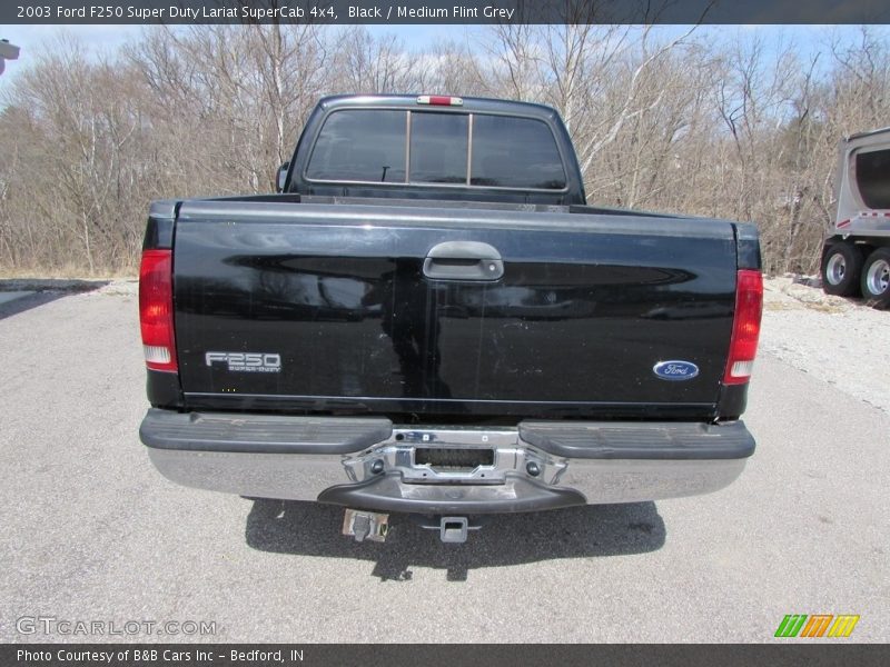 Black / Medium Flint Grey 2003 Ford F250 Super Duty Lariat SuperCab 4x4