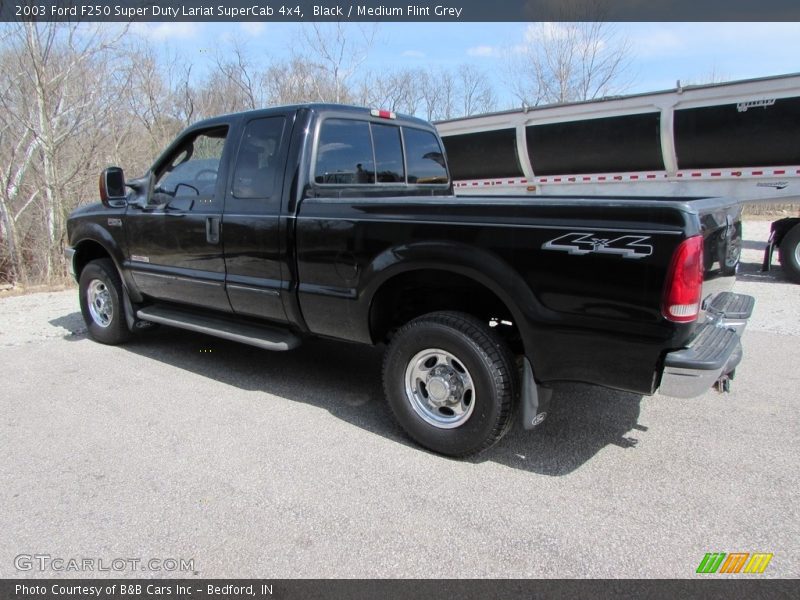 Black / Medium Flint Grey 2003 Ford F250 Super Duty Lariat SuperCab 4x4