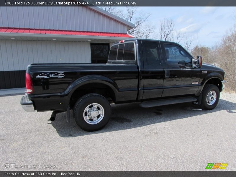 Black / Medium Flint Grey 2003 Ford F250 Super Duty Lariat SuperCab 4x4