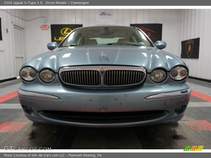 Zircon Metallic / Champagne 2004 Jaguar X-Type 3.0