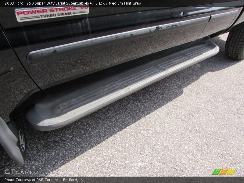 Black / Medium Flint Grey 2003 Ford F250 Super Duty Lariat SuperCab 4x4