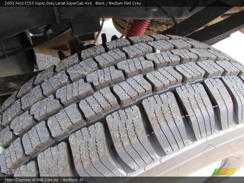 Black / Medium Flint Grey 2003 Ford F250 Super Duty Lariat SuperCab 4x4