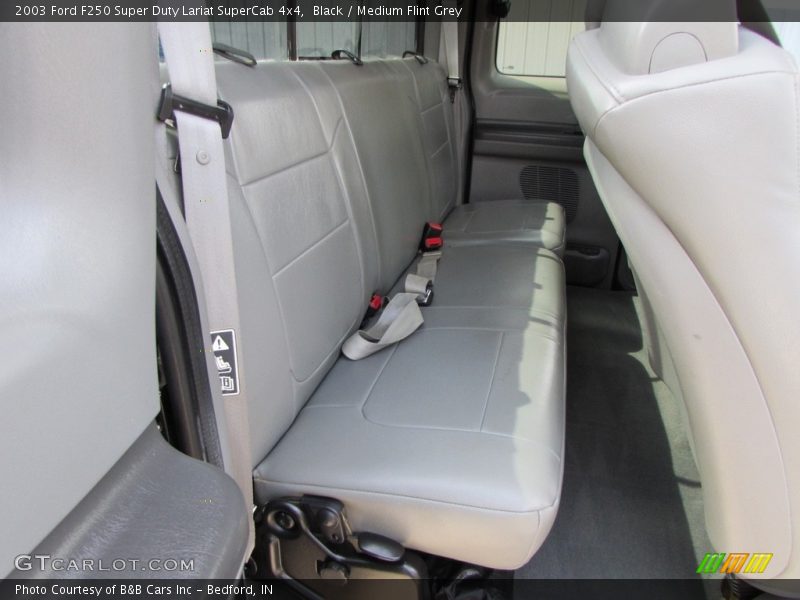Black / Medium Flint Grey 2003 Ford F250 Super Duty Lariat SuperCab 4x4