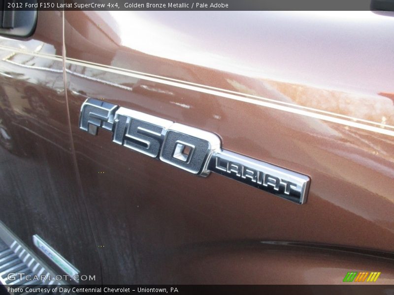 Golden Bronze Metallic / Pale Adobe 2012 Ford F150 Lariat SuperCrew 4x4