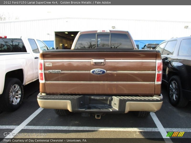 Golden Bronze Metallic / Pale Adobe 2012 Ford F150 Lariat SuperCrew 4x4