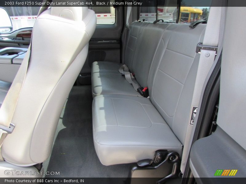Black / Medium Flint Grey 2003 Ford F250 Super Duty Lariat SuperCab 4x4