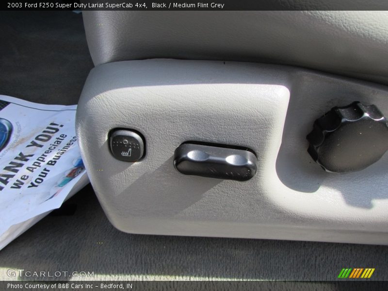Black / Medium Flint Grey 2003 Ford F250 Super Duty Lariat SuperCab 4x4