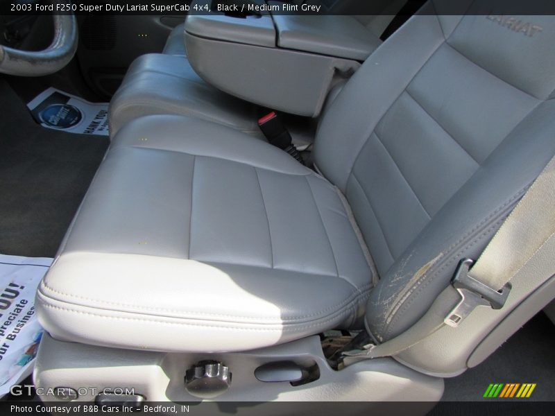 Black / Medium Flint Grey 2003 Ford F250 Super Duty Lariat SuperCab 4x4