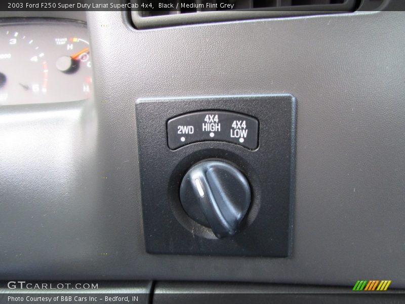 Black / Medium Flint Grey 2003 Ford F250 Super Duty Lariat SuperCab 4x4