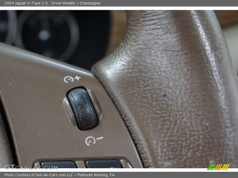 Zircon Metallic / Champagne 2004 Jaguar X-Type 3.0