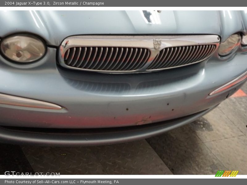 Zircon Metallic / Champagne 2004 Jaguar X-Type 3.0