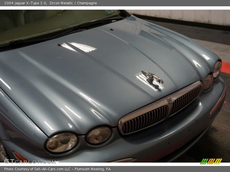 Zircon Metallic / Champagne 2004 Jaguar X-Type 3.0