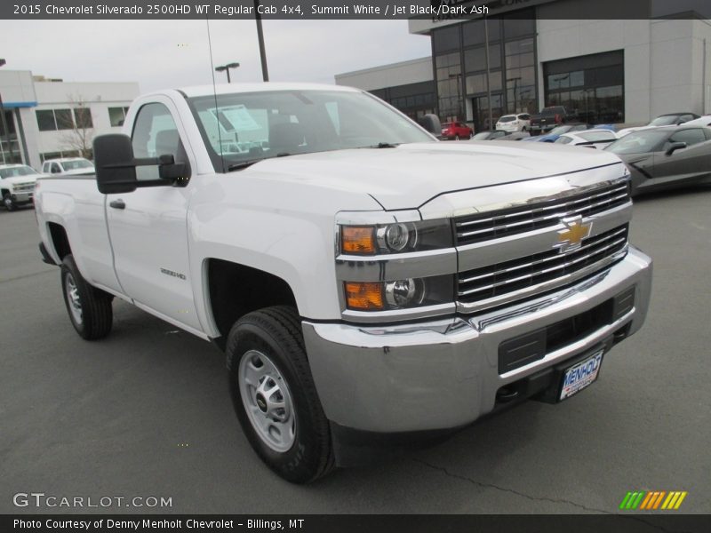 Summit White / Jet Black/Dark Ash 2015 Chevrolet Silverado 2500HD WT Regular Cab 4x4