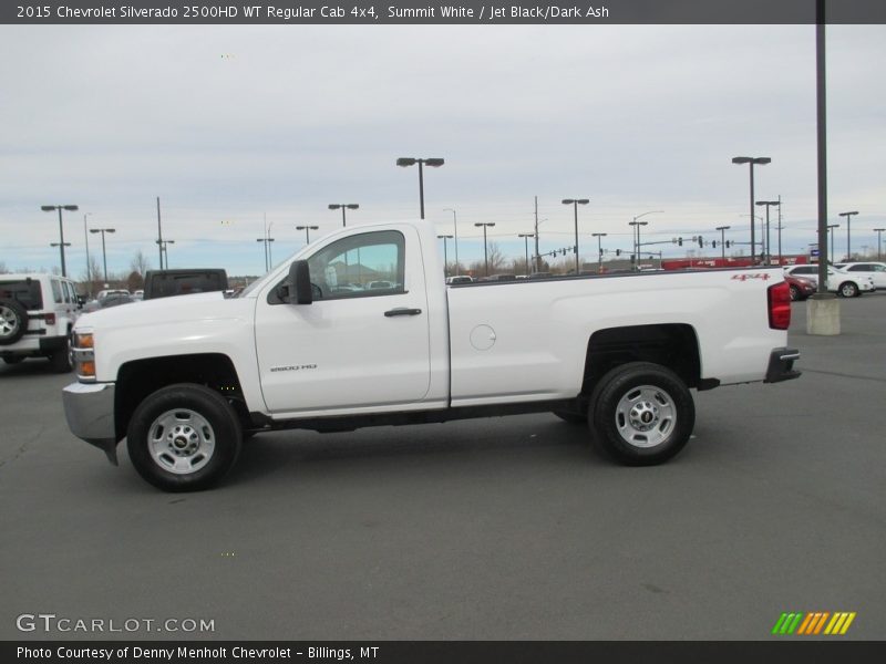 Summit White / Jet Black/Dark Ash 2015 Chevrolet Silverado 2500HD WT Regular Cab 4x4
