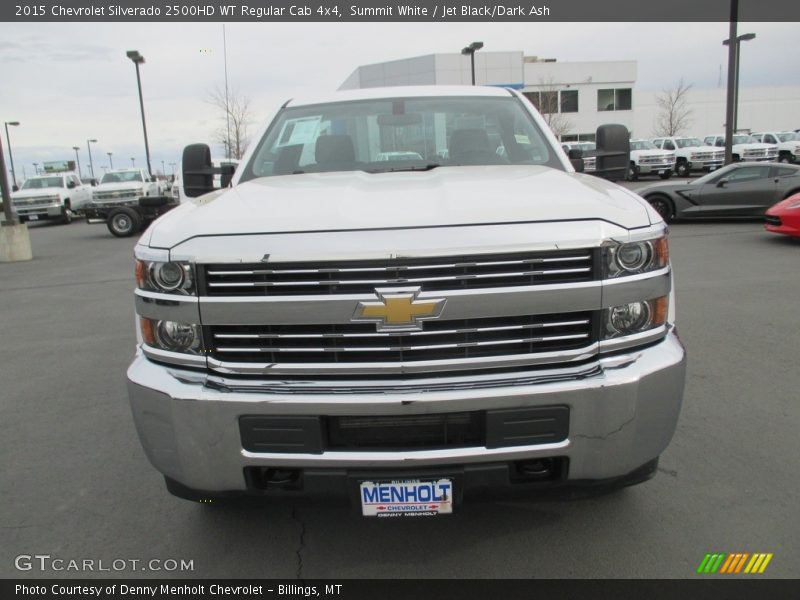 Summit White / Jet Black/Dark Ash 2015 Chevrolet Silverado 2500HD WT Regular Cab 4x4