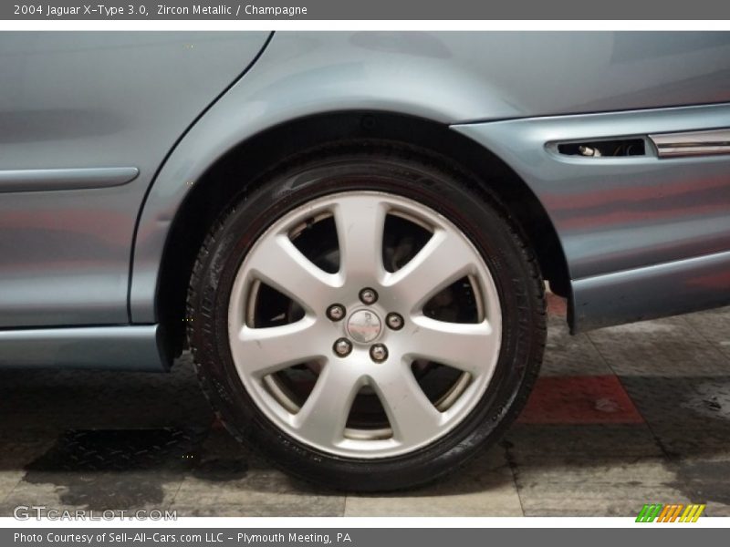 Zircon Metallic / Champagne 2004 Jaguar X-Type 3.0