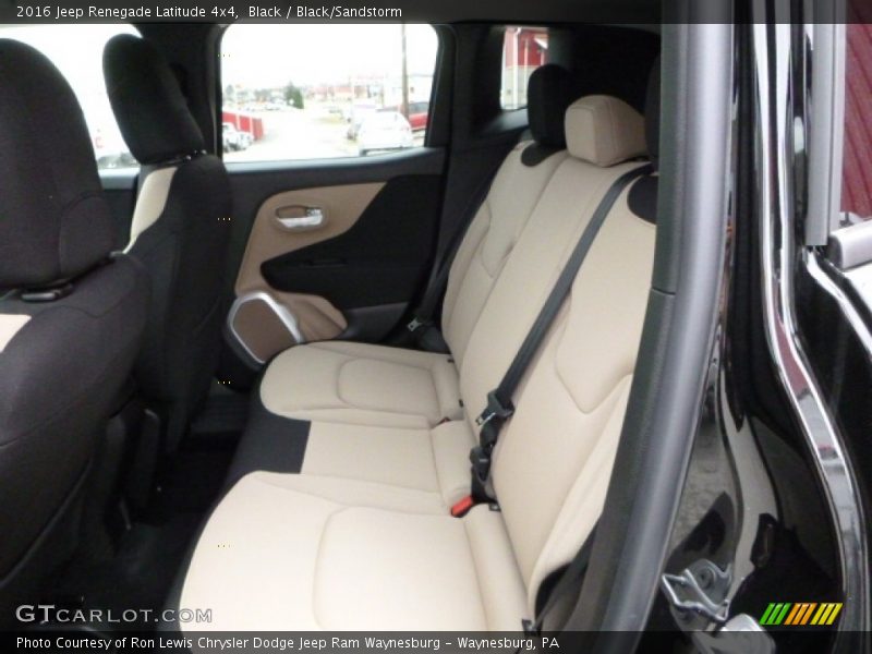 Black / Black/Sandstorm 2016 Jeep Renegade Latitude 4x4