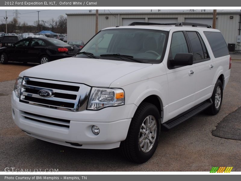 Oxford White / Camel 2012 Ford Expedition EL XLT