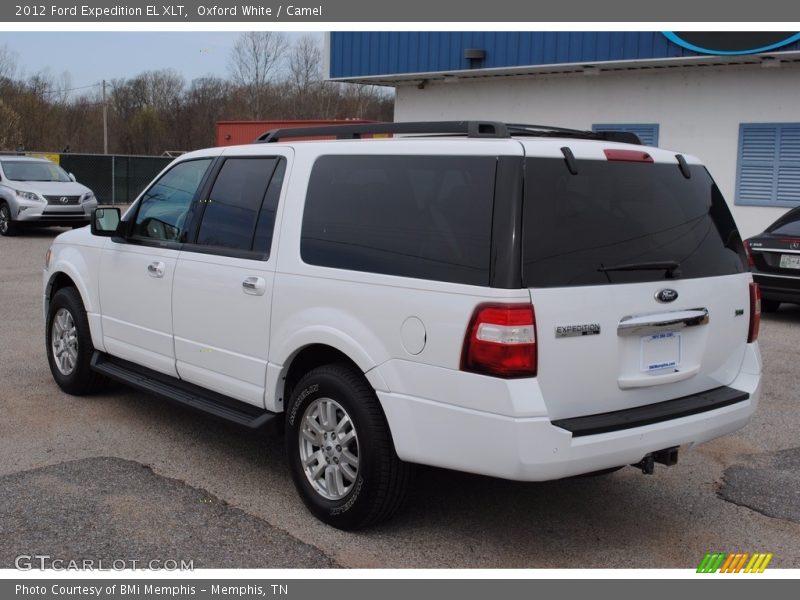 Oxford White / Camel 2012 Ford Expedition EL XLT