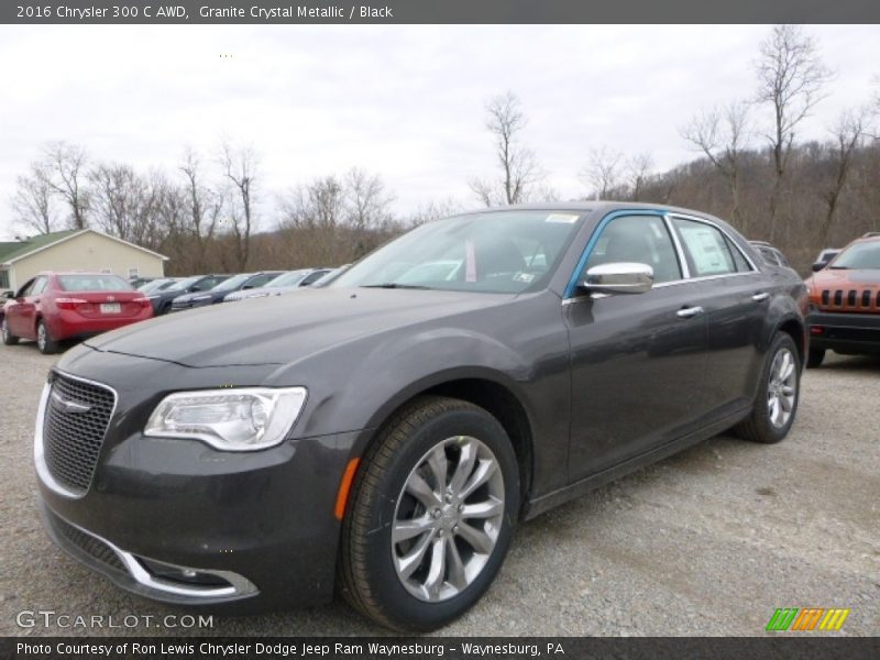 Granite Crystal Metallic / Black 2016 Chrysler 300 C AWD