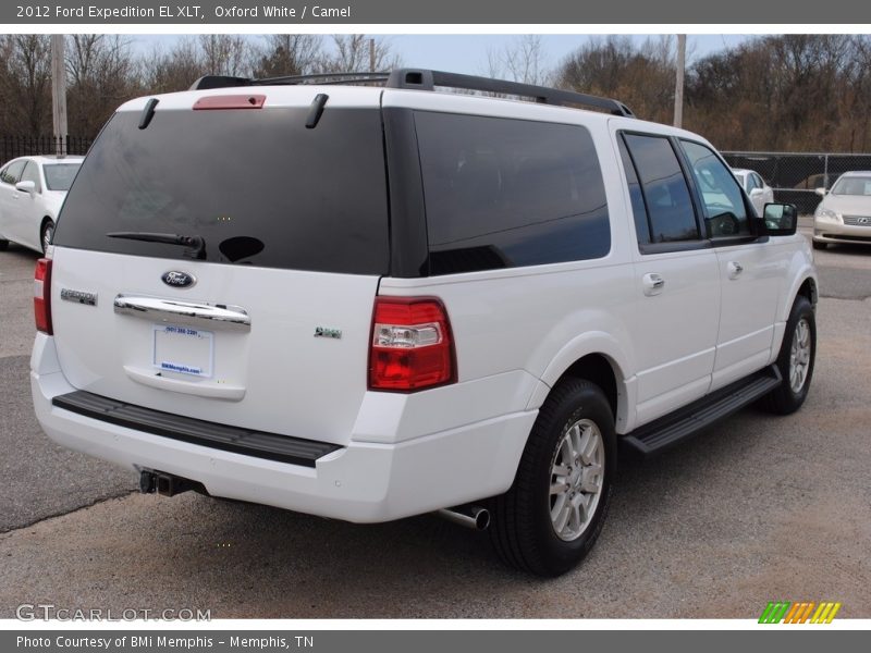 Oxford White / Camel 2012 Ford Expedition EL XLT