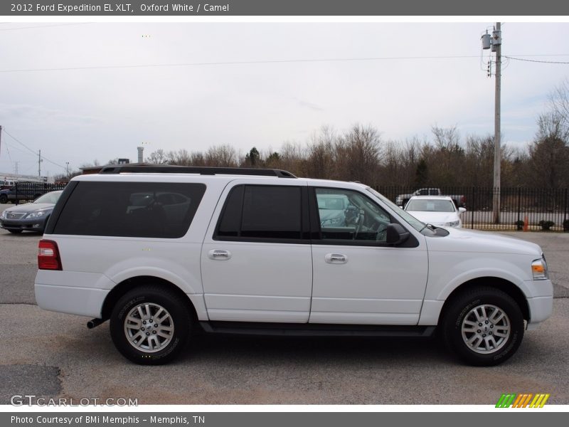 Oxford White / Camel 2012 Ford Expedition EL XLT