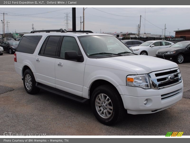 Oxford White / Camel 2012 Ford Expedition EL XLT