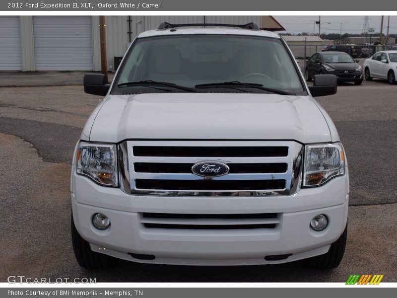 Oxford White / Camel 2012 Ford Expedition EL XLT
