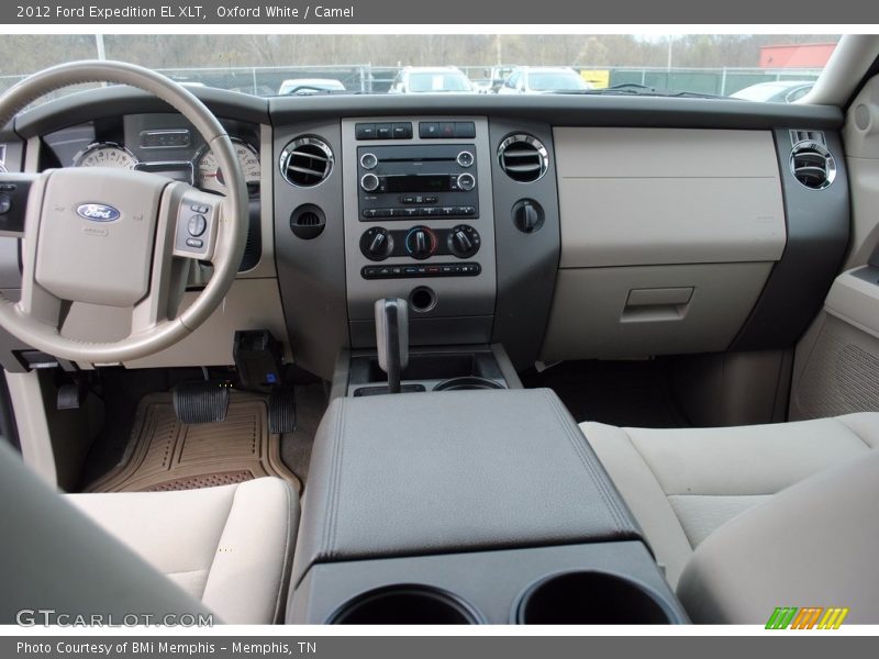Oxford White / Camel 2012 Ford Expedition EL XLT