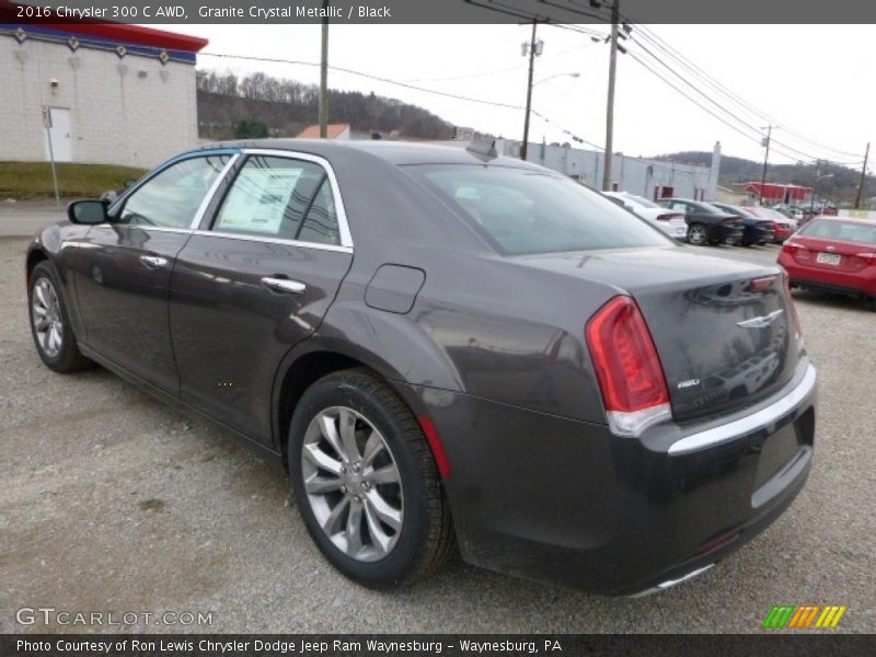 Granite Crystal Metallic / Black 2016 Chrysler 300 C AWD
