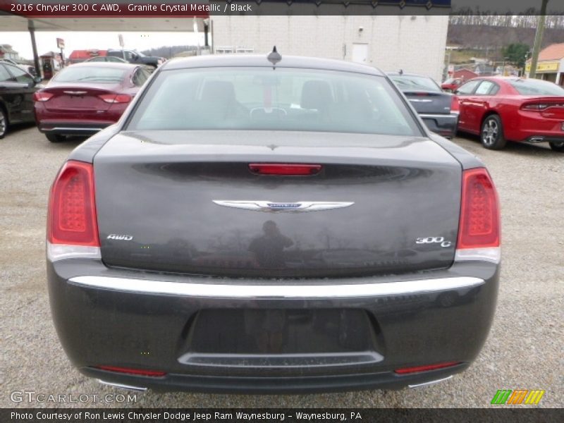 Granite Crystal Metallic / Black 2016 Chrysler 300 C AWD