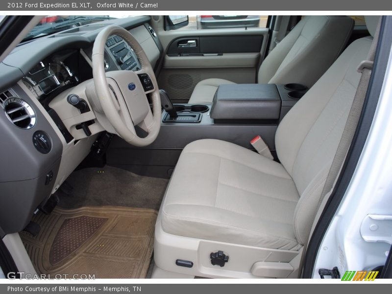 Oxford White / Camel 2012 Ford Expedition EL XLT