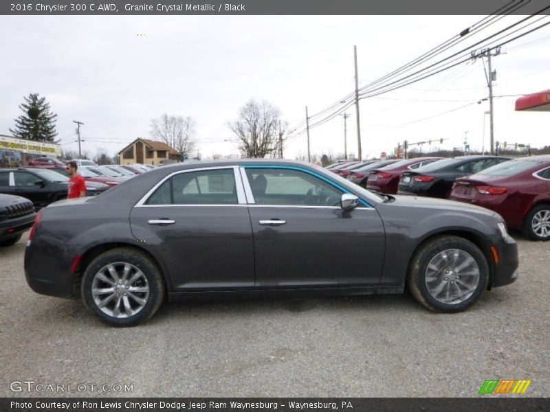 Granite Crystal Metallic / Black 2016 Chrysler 300 C AWD