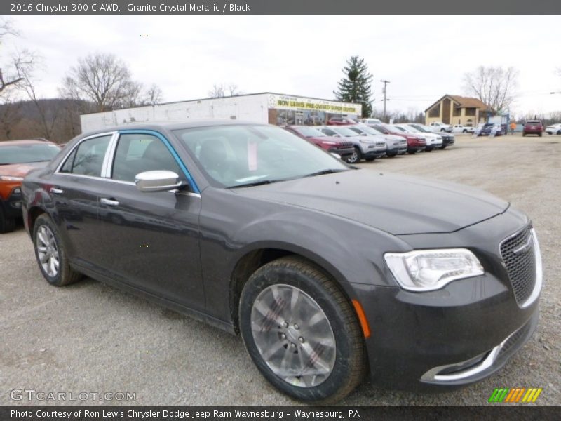 Granite Crystal Metallic / Black 2016 Chrysler 300 C AWD