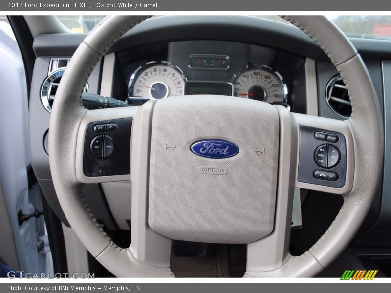 Oxford White / Camel 2012 Ford Expedition EL XLT