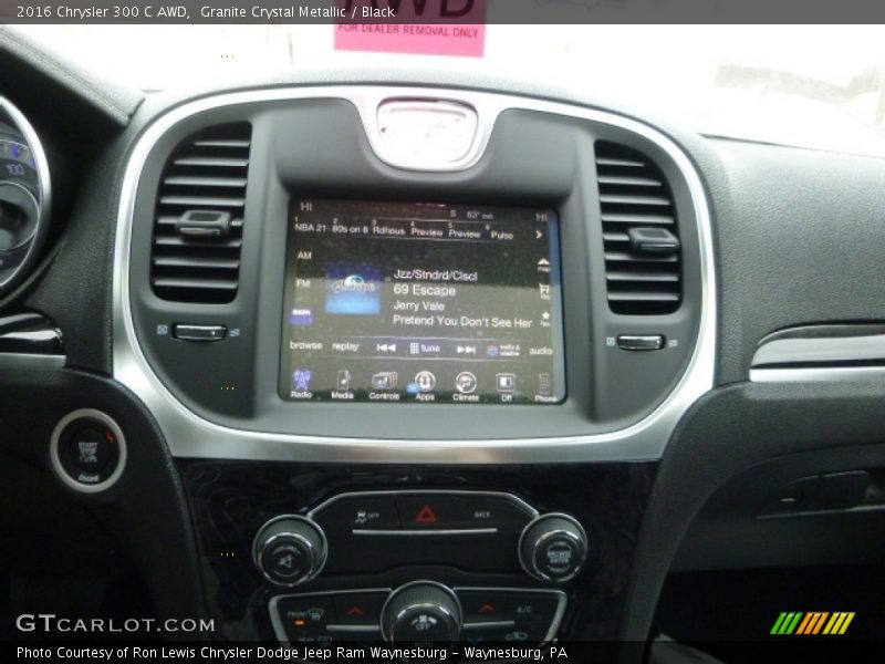 Granite Crystal Metallic / Black 2016 Chrysler 300 C AWD
