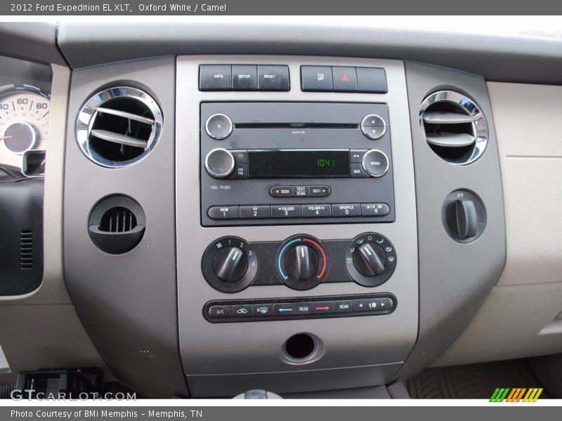 Oxford White / Camel 2012 Ford Expedition EL XLT