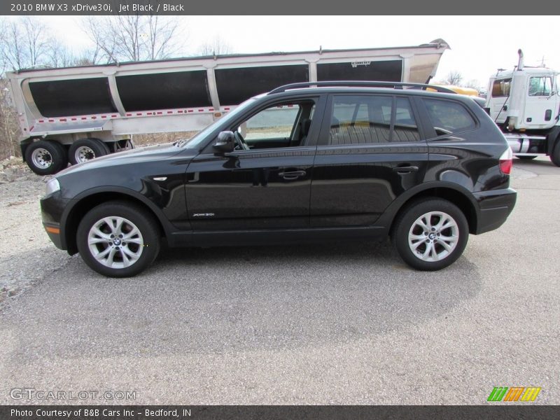 Jet Black / Black 2010 BMW X3 xDrive30i