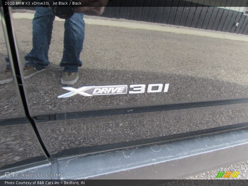 Jet Black / Black 2010 BMW X3 xDrive30i