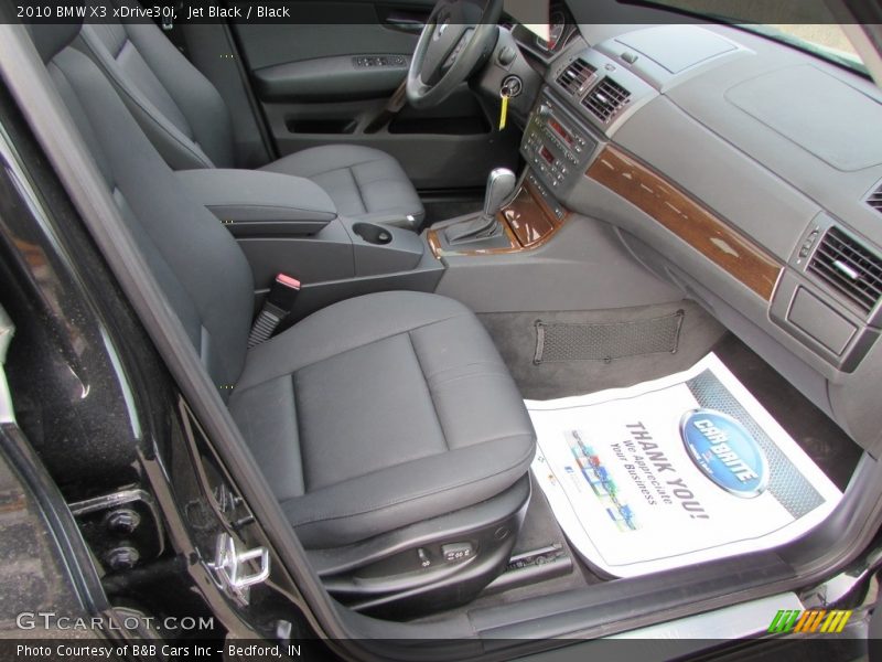 Jet Black / Black 2010 BMW X3 xDrive30i