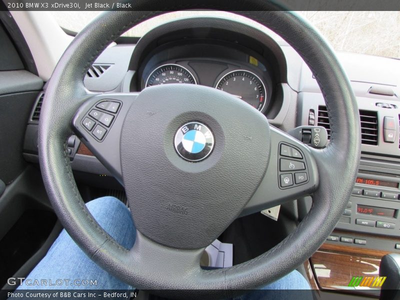 Jet Black / Black 2010 BMW X3 xDrive30i