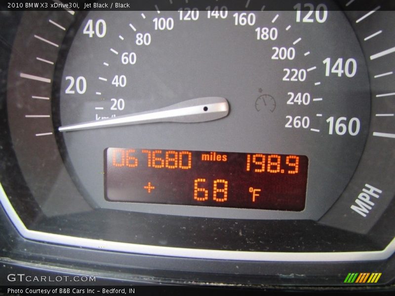 Jet Black / Black 2010 BMW X3 xDrive30i